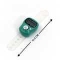 Wukusy digital finger tally counter with adjustable transparent strap and LCD display