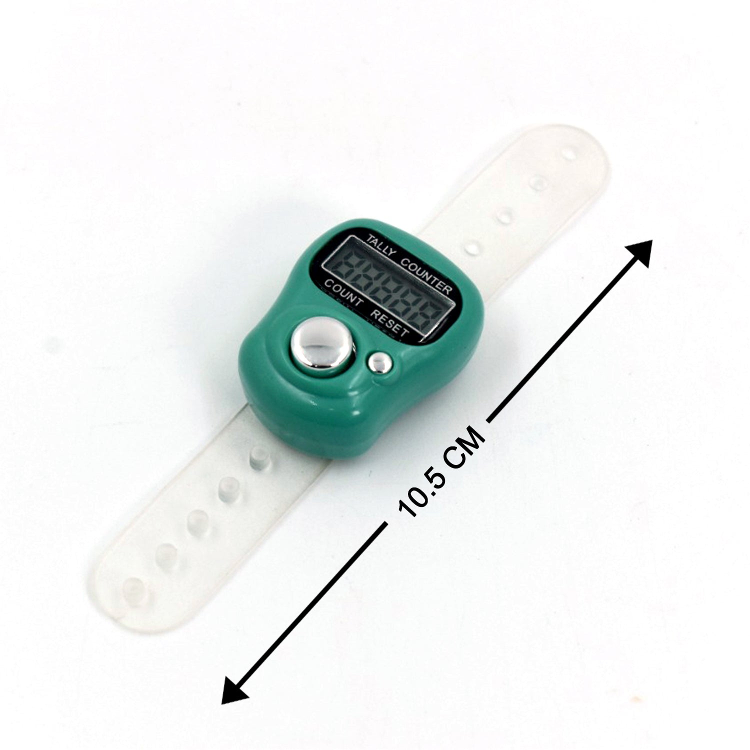 Wukusy digital finger tally counter with adjustable transparent strap and LCD display