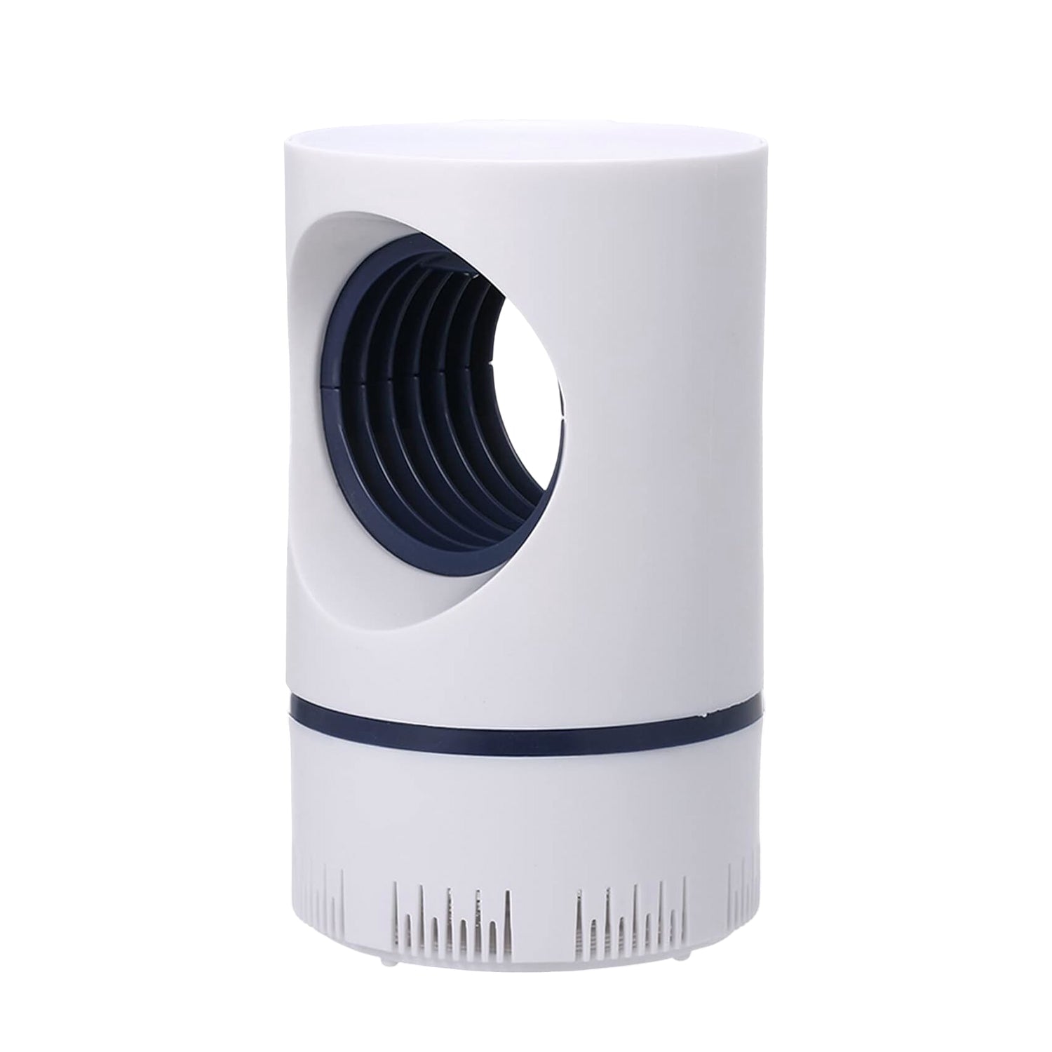 Wukusy electric mosquito killer machine in white with circular design and ventilation slots for home use