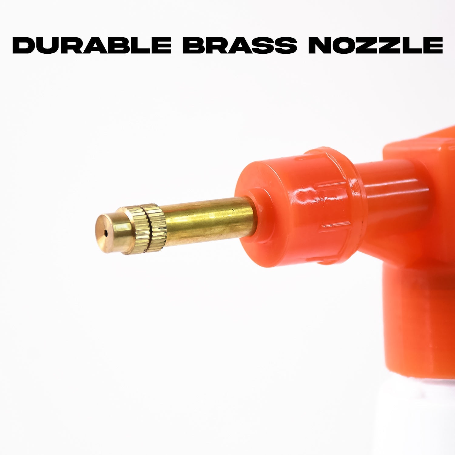 Wukusy handheld pressure water sprayer with durable brass nozzle for garden use