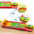 mini finger football game for kids with colorful plastic field and goal for handheld play