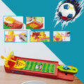 mini finger football game for kids with colorful tabletop soccer field and interactive flick controls