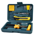 Wukusy multi functional tool set in a green case with pliers, cutter, screwdriver, and hex keys