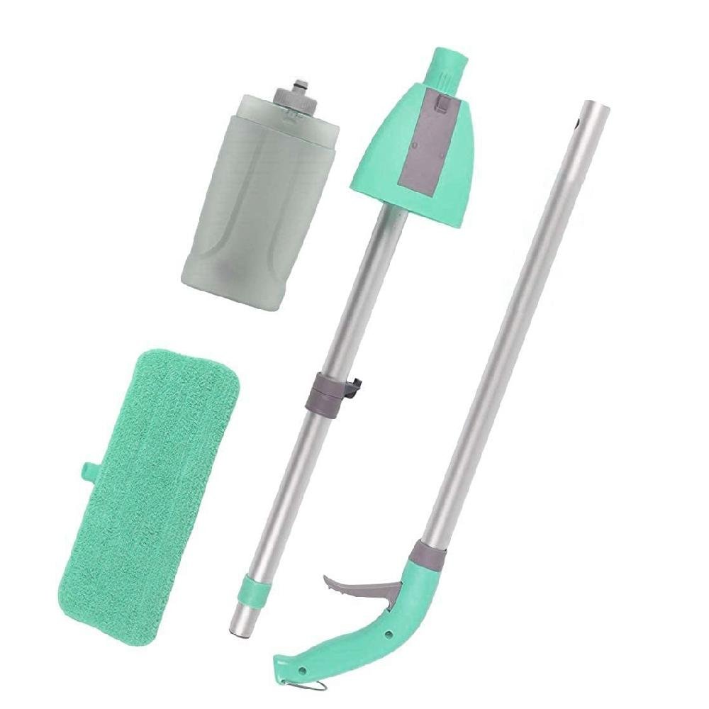 Wukusy best mop for tile and wood floors with microfiber pad and detachable handle components