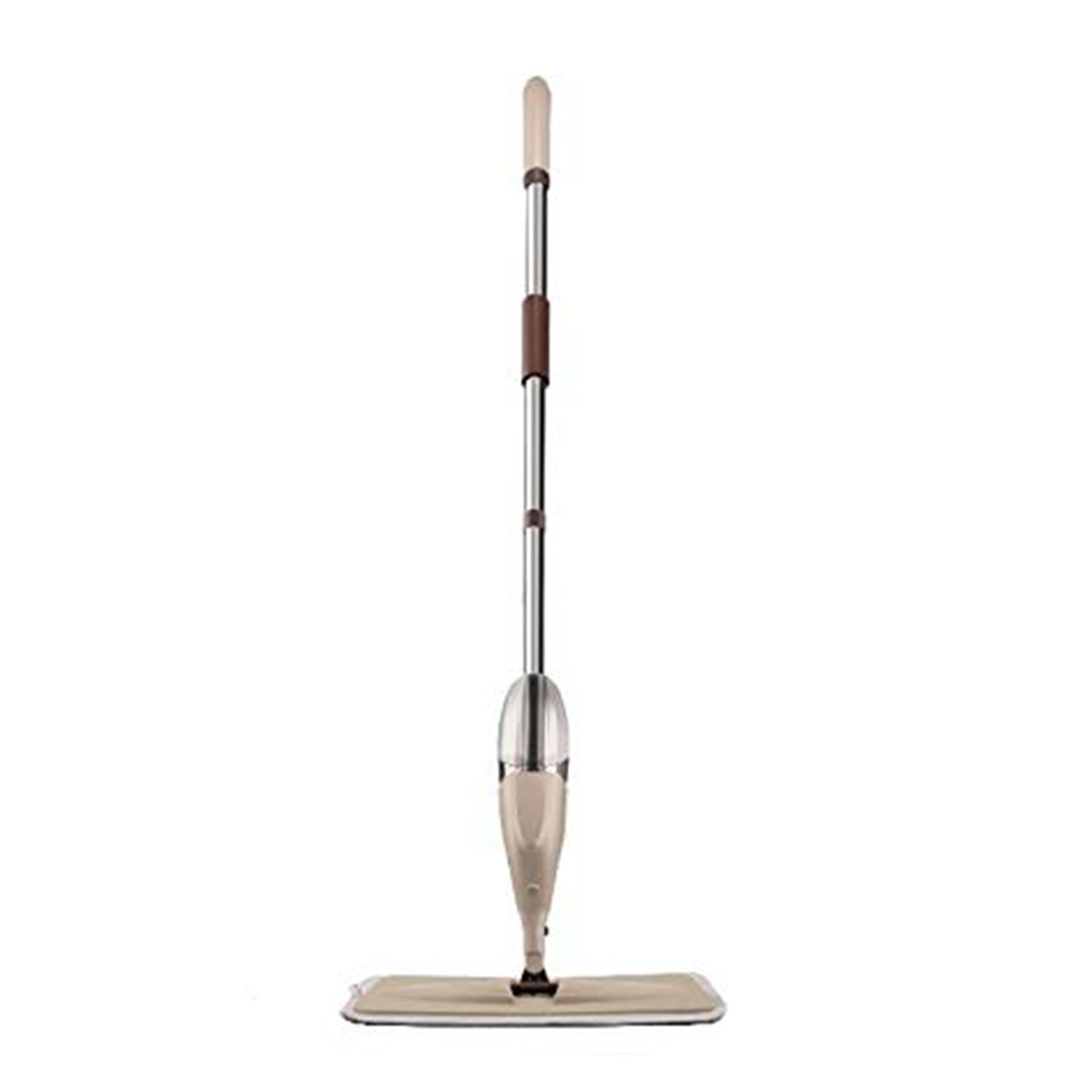 Wukusy spray mop with washable pad in beige for efficient home cleaning