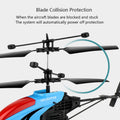 Wukusy remote control helicopter for kids featuring blade collision protection system