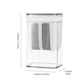 Wukusy 2 in 1 yogurt maker and strainer with clear container and mesh strainer for home use